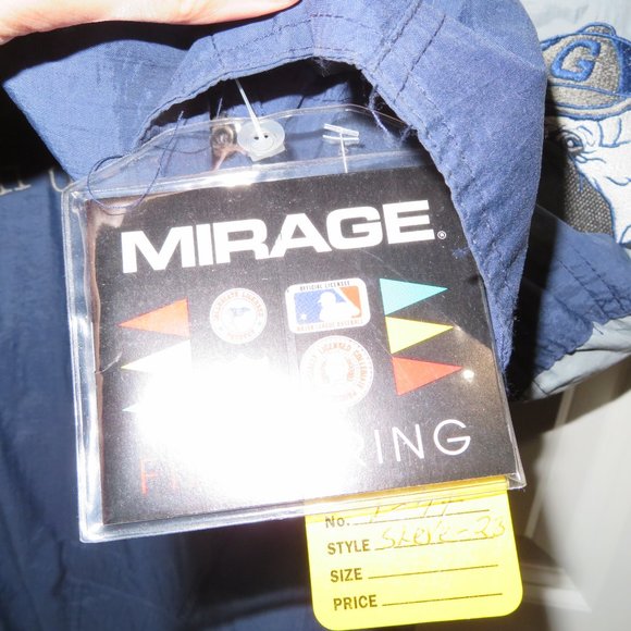 VTG Mirage First String University of Georgetown Hoyas Long Jacket XL NWT - Picture 5 of 10